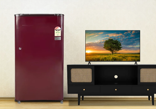 TV and Fridge Combo